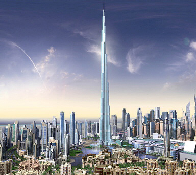 Burj Dubai Reaches 25th Floor.