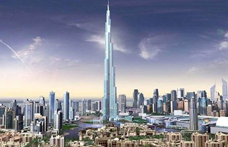 Burj Dubai has reached to level 95 with the help of formwork from Doka.