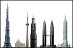 At 110 levels, Burj Dubai is now the tallest structure in the Middle East and Europe.