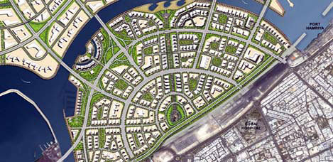 First phase of new masterplan for The Palm Deira development presented by Nakheel.
