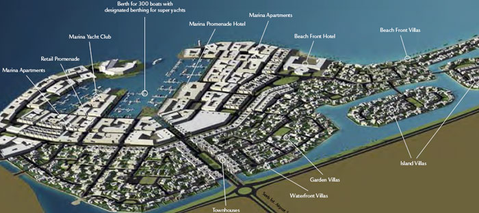The Wave project in Muscat starts building of residential properties and marine works.