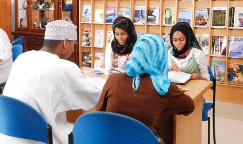 Students at the The Fire Safety Engineering College, Oman