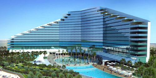The Renaissance Bahrain Amwaj Islands Hotel is being built on a series of man-made islands.