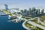 Construction begins on the US$ 2.18 billion Capital Centre in Abu Dhabi.