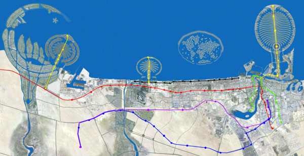Aconex to provide online information management service to Dubai Metro Purple Line section.