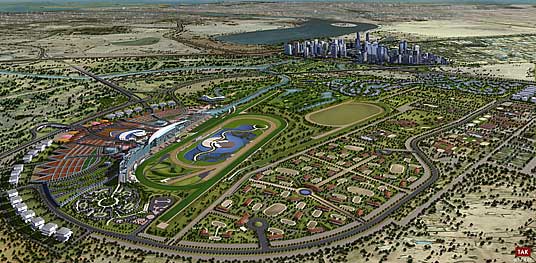 Joint-venture of Arabtec Construction and WCT Engineering wins the contract to build Meydan Racecourse.