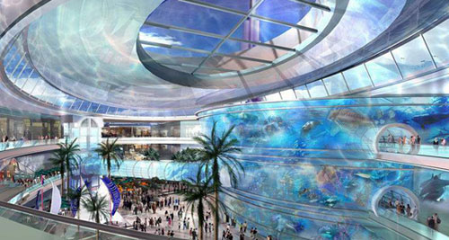 The Dubai Mall will cover 810,000 sqm and be the largest mall in the world.