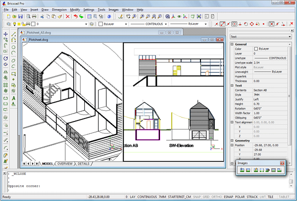 Cost efficient CAD software for the engineering and construction industry.