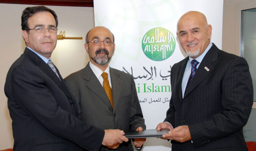 Mohammed Nimer opens the Escrow accounts with Dubai Islamic Bank.