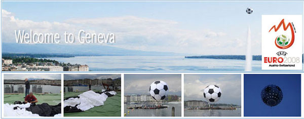 Eyeleds® PowerEYE® installed in Geneva's Giant Euro 2008 Football.
