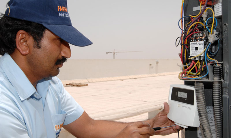 Leading UAE facilities management company implements latest energy and cost saving measures.