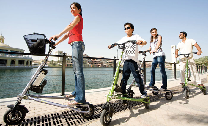 Trikke, the eco-friendly and lightweight personal transporter.