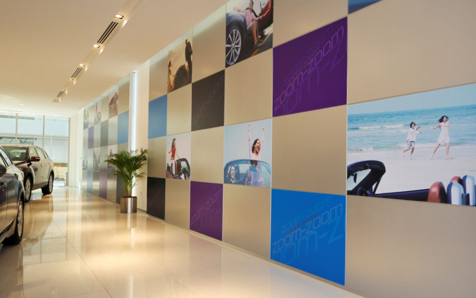 Summertown Interiors masterminds the Mazda showroom for Galadari Automobiles.