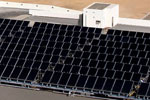 Solar panels to supply hot water at Aloft Hotel.