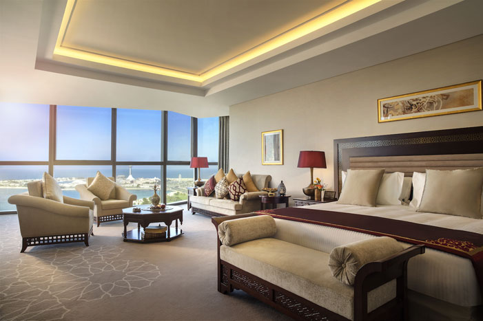 View from the new Bab Al Qasr opening in Abu Dhabi in Q3 2016