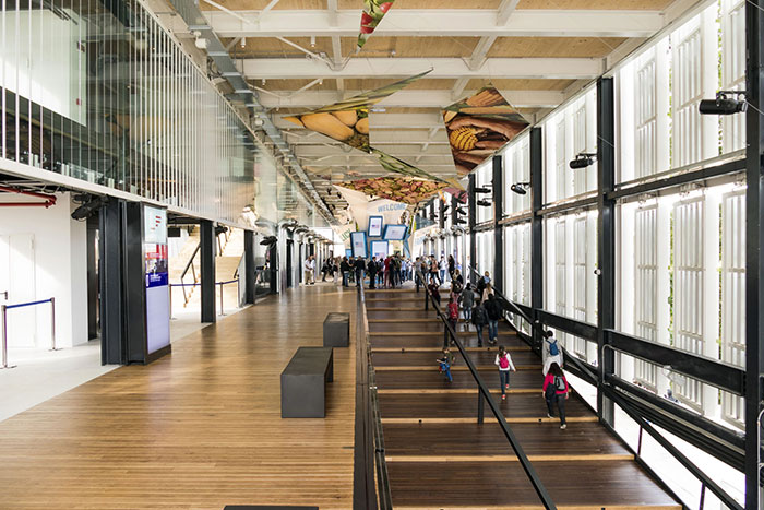 American white oak deck features in the USA pavilion at ‘Milan Expo 2015’