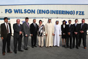 Arlene Foster, Enterprise Minister from Northern Ireland, visits FG Wilson facility in JAFZA.