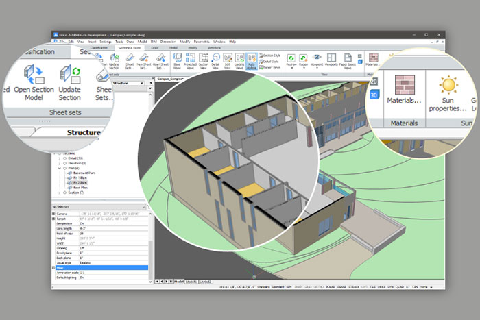 BricsCAD V17 is now available and supports 2D Drafting, 3D Modeling, Sheet Metal Design, and Building Information Modeling