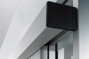 Briton Compact Sliding Door Operator opens doors to customers.