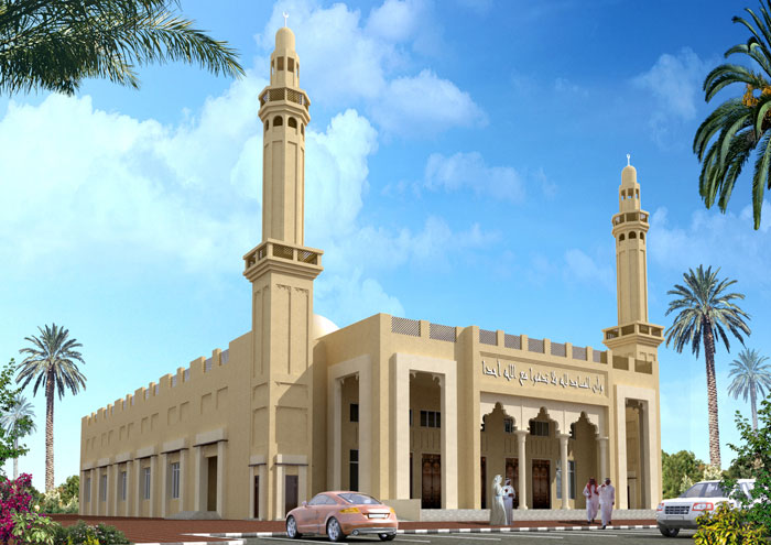 The mosque will be located In Bur Saeed area close to the Clock Tower Roundabout in Deira.