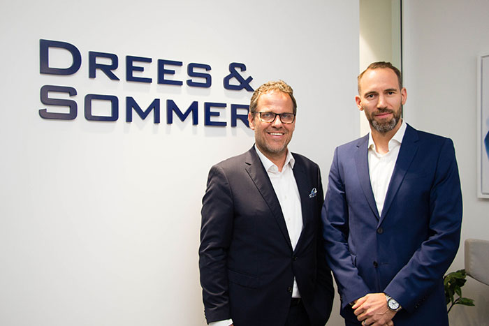 Dierk Mutschler, CEO, Drees & Sommer and Stephan Degenhart, Associate Partner and Managing Director of Drees & Sommer Middle East.