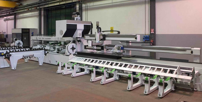 Emirates Building Systems invests in state-of-the-art industrial laser cutting machines.