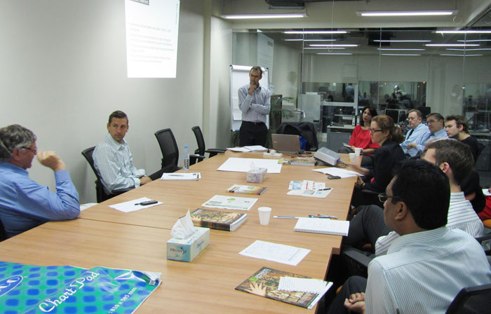Emirates Green Building Council technical workshop discusses waste water treatment in urban developments.