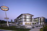 Flooded with light: European Headquarters with Outdoor Visibility