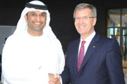 German President tours Masdar to see firsthand Abu Dhabi’s efforts to accelerate renewable energy.