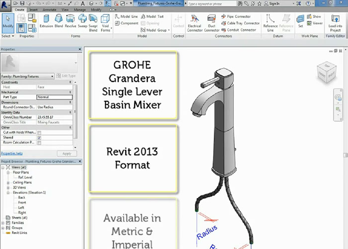 GROHE first to offer BIM data to architects