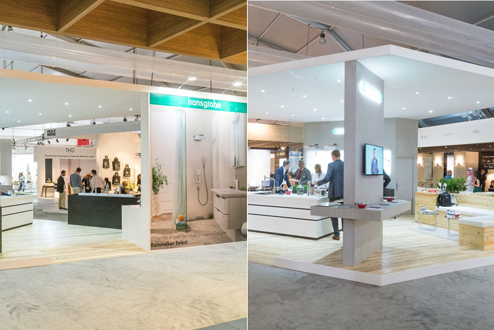 Live display of world-class Hansgrohe offerings appeals to consumers, partners, design enthusiasts and general public