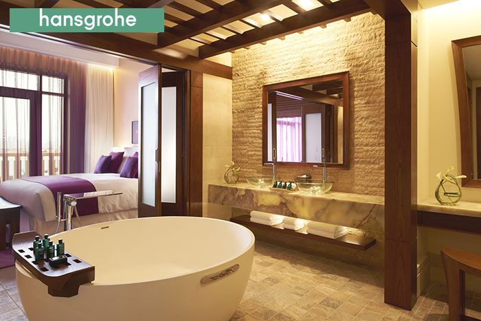 Hansgrohe products selected for stunning Polynesian themed Sofitel on The Palm Jumeirah