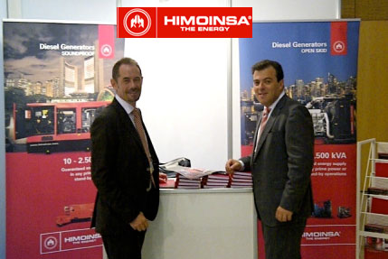 Keith Webb, HIMOINSA's Middle East Director, and Guillermo Elum,<br> Sales & Marketing Director.