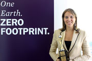 Interface sustainability ambassador wins leadership award