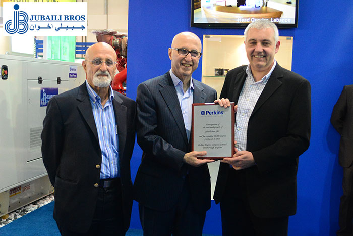 Jubaili Bros receives recognition award from Perkins Engines