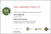 Lindner Middle East L.L.C. Finalist at The GAIA Awards 2015
