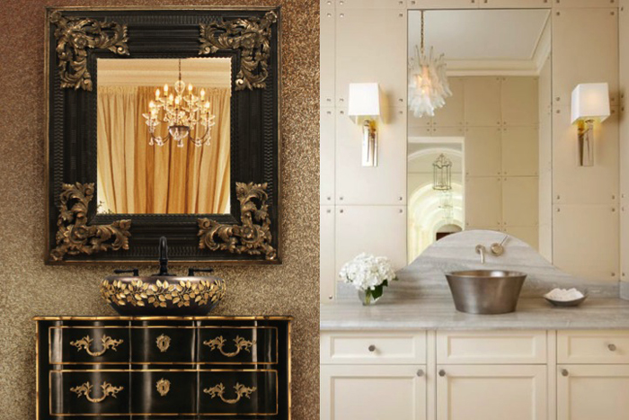 Two pictures as a sample of how Linkasink can turn your bathroom into an outstanding design work.