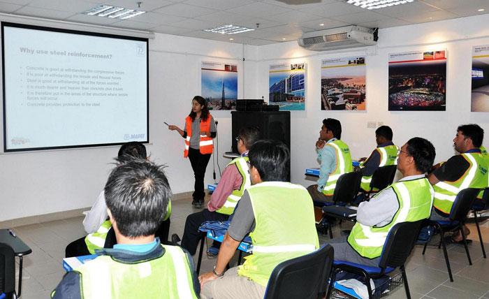 MAPEI conducts themed monthly training workshops for construction practitioners and developers.