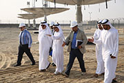 MD and CEO of DEWA visits construction of Solar Testing Facility
