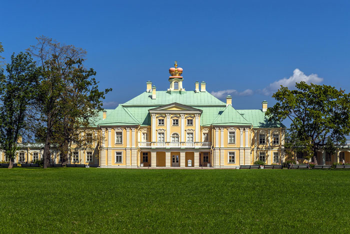 Grand Menshikov Palace south (Lomonosov) at Oranienbaum in St. Petersburg, Russia