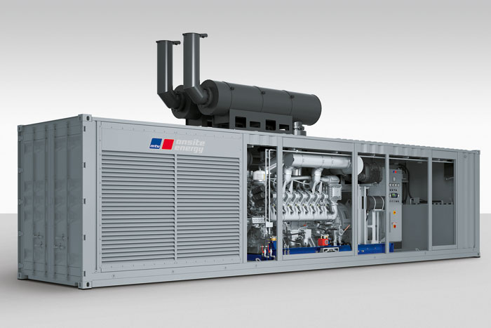 The 16V 4000 container genset is being offered with power outputs of 2,560 kVA for the 50 Hz market and 2,321 kW for the 60 Hz market.