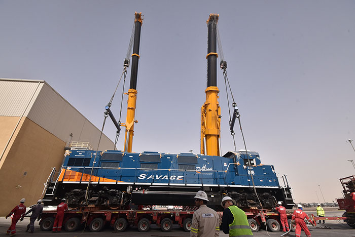 Savage Saudi Arabia Delivers Locomotives and Equipment to Support Rail Operations