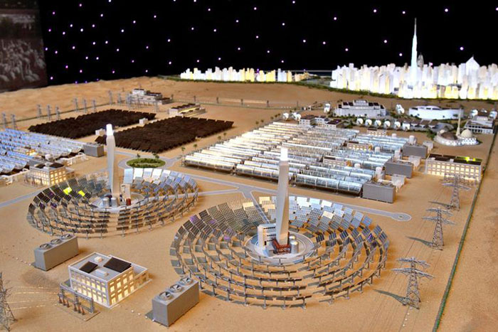 Shaikh Mohammed bin rashid Al maktoum launced the Shaikh Mohammed bin rashid Al maktoum Solar Park in Dubai.