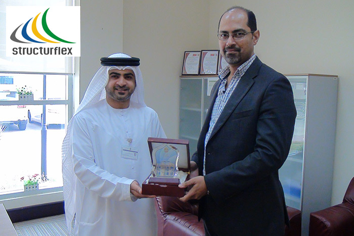Structurflex receives an award from Ministry of Public Works, Fujairah