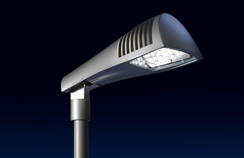Sustainable street lighting with LEDs.
