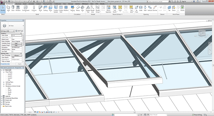 VITRAL A74 roof lights available as BIM object