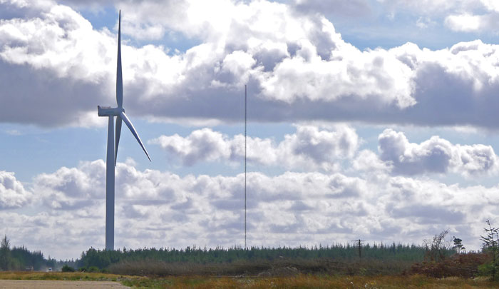 World’s first LED high-intensity lighting system in wind test site in Denmark
