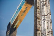 Xport Group is proud to be the first supplier of SS Gold Embossed Panels for the Dubai Frame Project