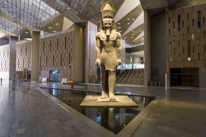 The Ramses at it’s new location, the Grand Egyptian Museum.