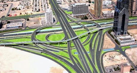 Dubai Roads and Transport Authority continue the improvements of vital roads in the Emirate.